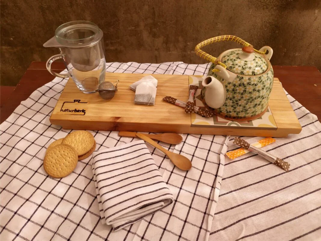 BANDEJA PARA SERVIR CAFÉ/TÉ | PINO-MOSAICO HERITAGE VERDE 1004127 - Imagen 4