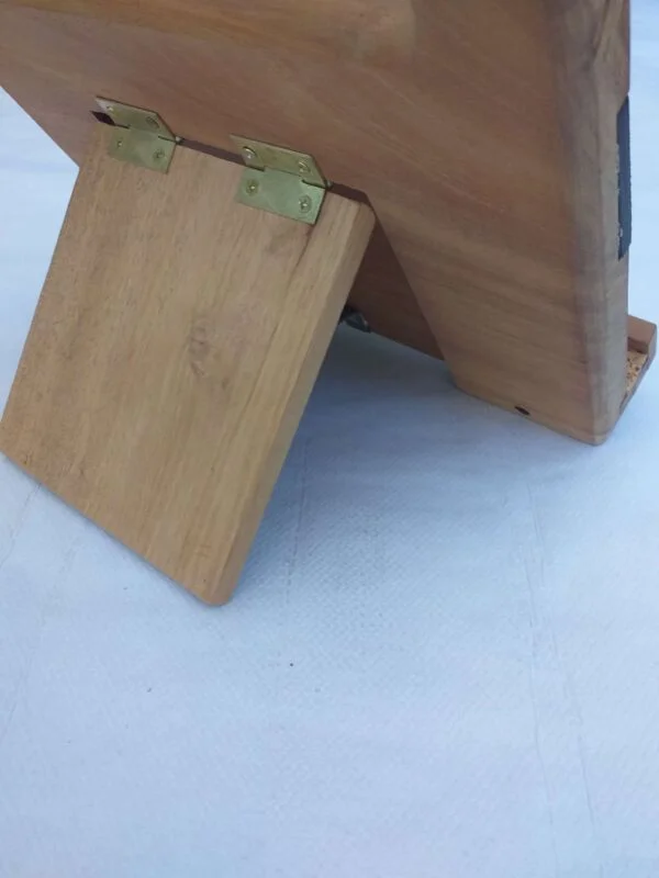 SOPORTE DE MADERA PARA TABLETS DE CAOBRA CON PIEDRA PIZARRA | 1005157 - Imagen 5
